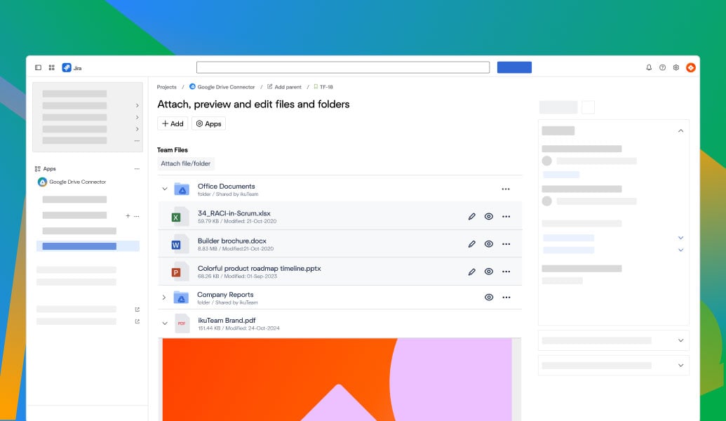 Jira-Google-Drive-Connector-Screen-1