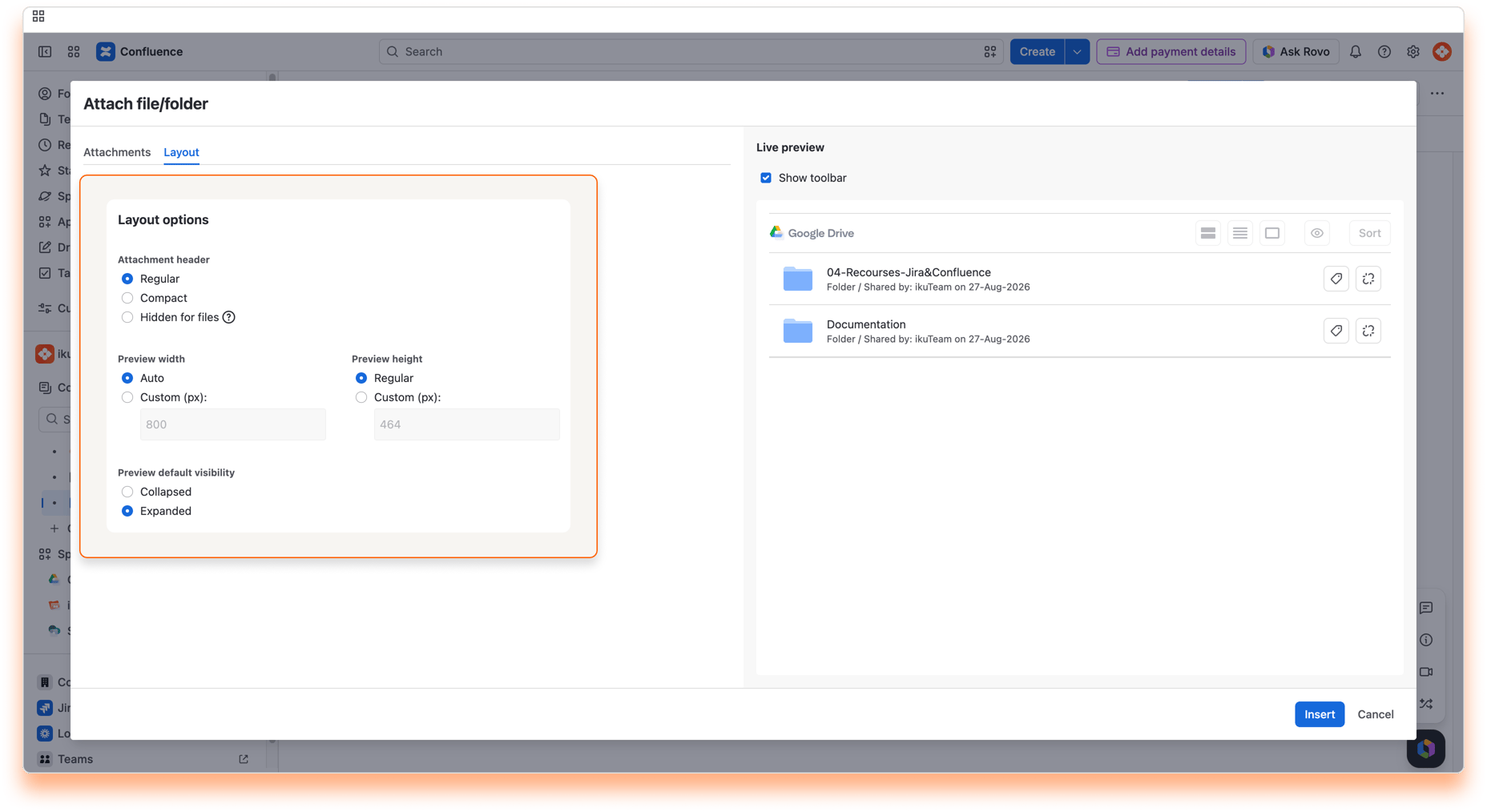 05 - Attaching files and folders to pages - Customizing layout