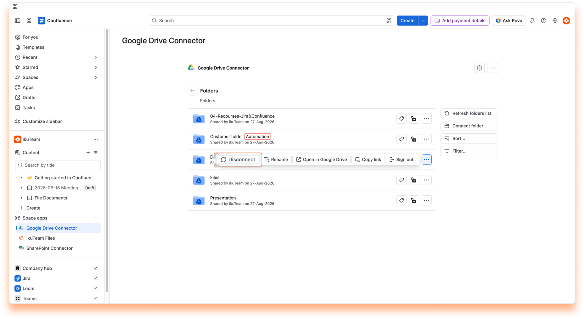 11 - Using the File Manager - Disconnect Folder