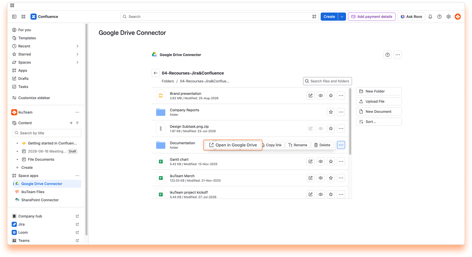 30 - Using the File Manager - Open in Google Drive