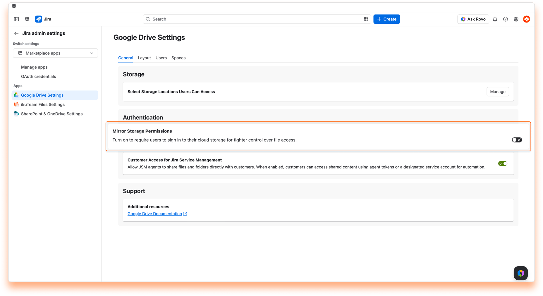 03 - Admin Settings - Mirror Storage Permissions