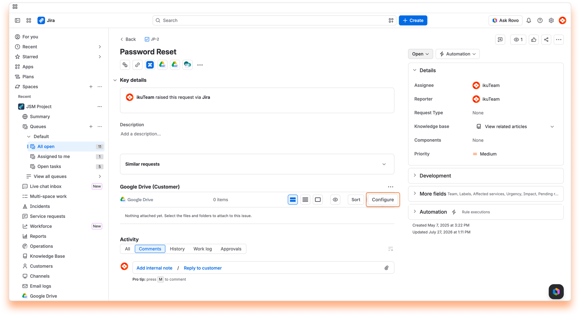 03 - Attaching Files and Folders for Customers - Configure