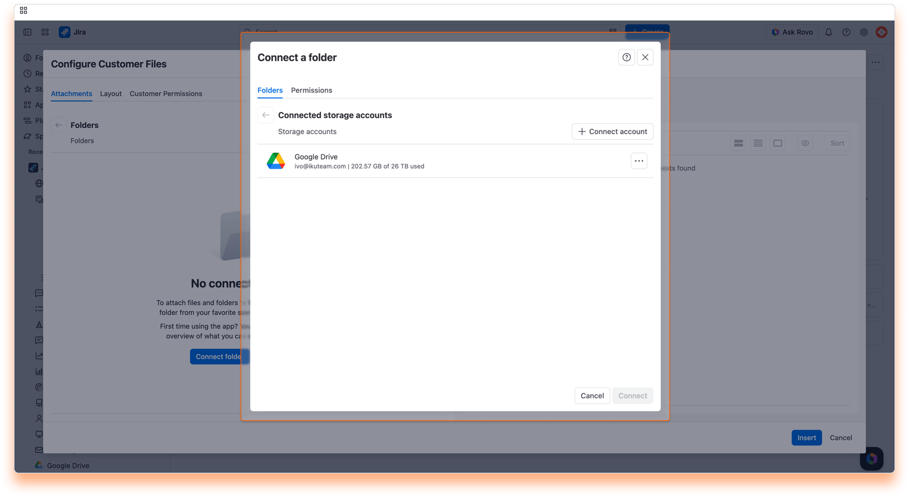 04 - Attaching Files and Folders for Customers - Connect a Folder