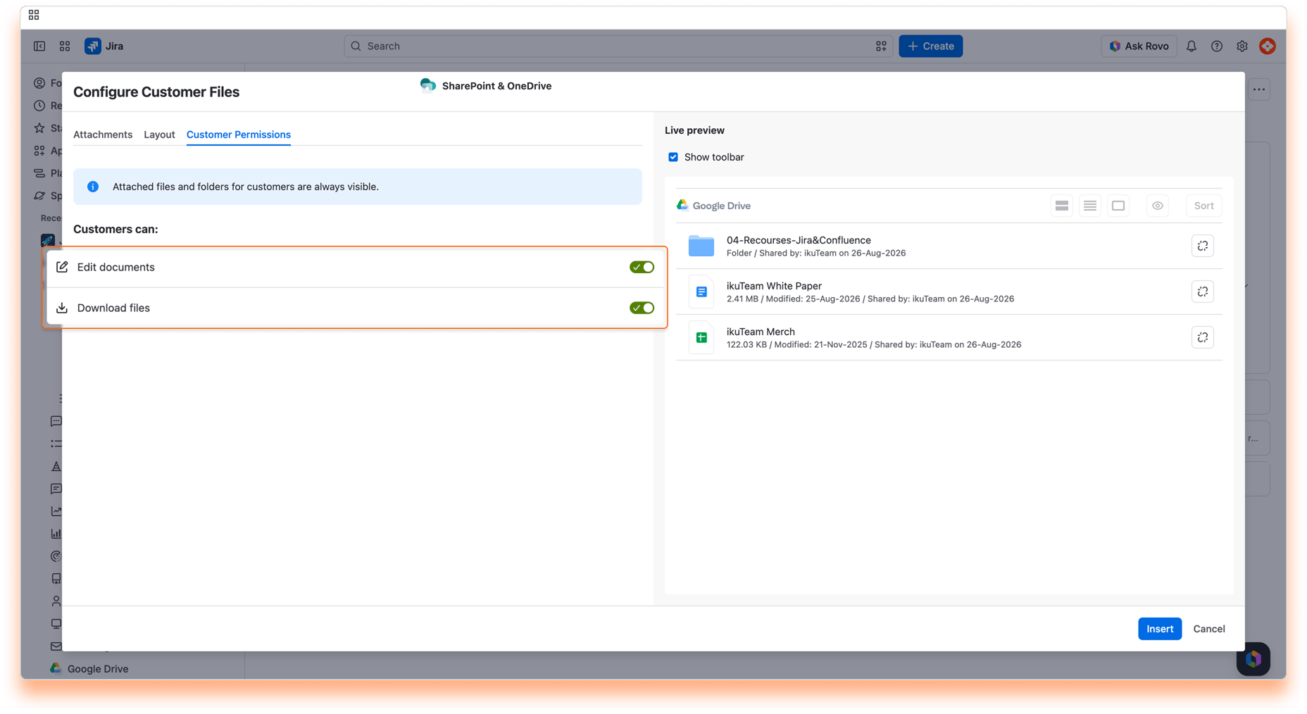 07 - Attaching Files and Folders for Customers - Setting Customer