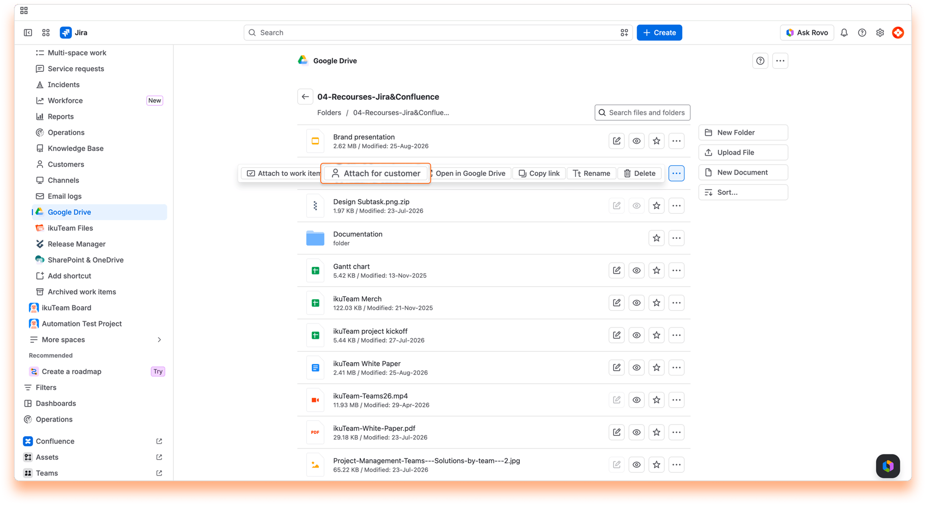09 - Attaching Files and Folders for Customers - Attach for Customer