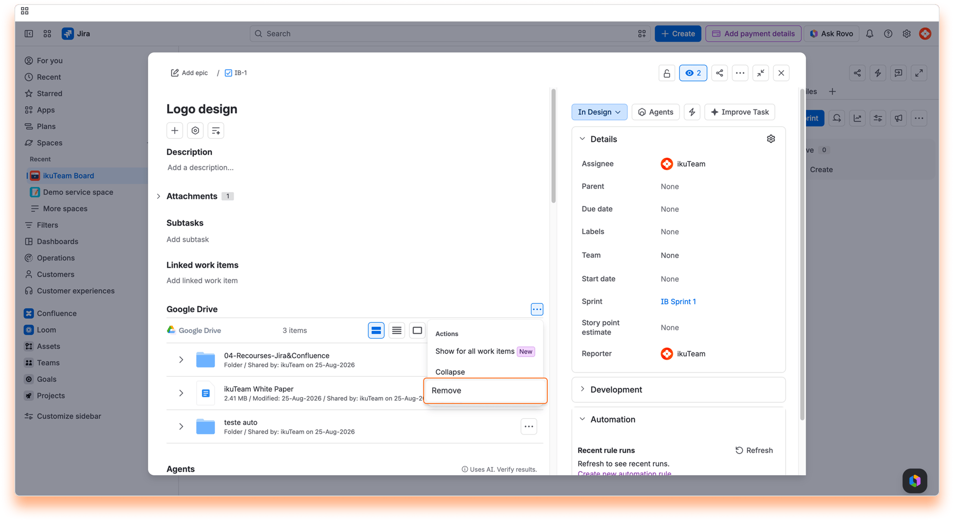 12 - Attaching Files and Folders to Work Items - Remove