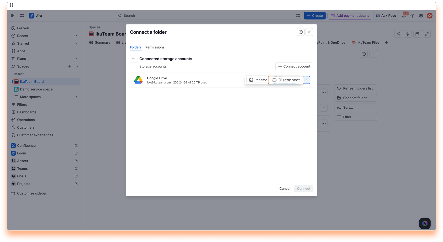 14 - Using the File Manager - Disconnect Place