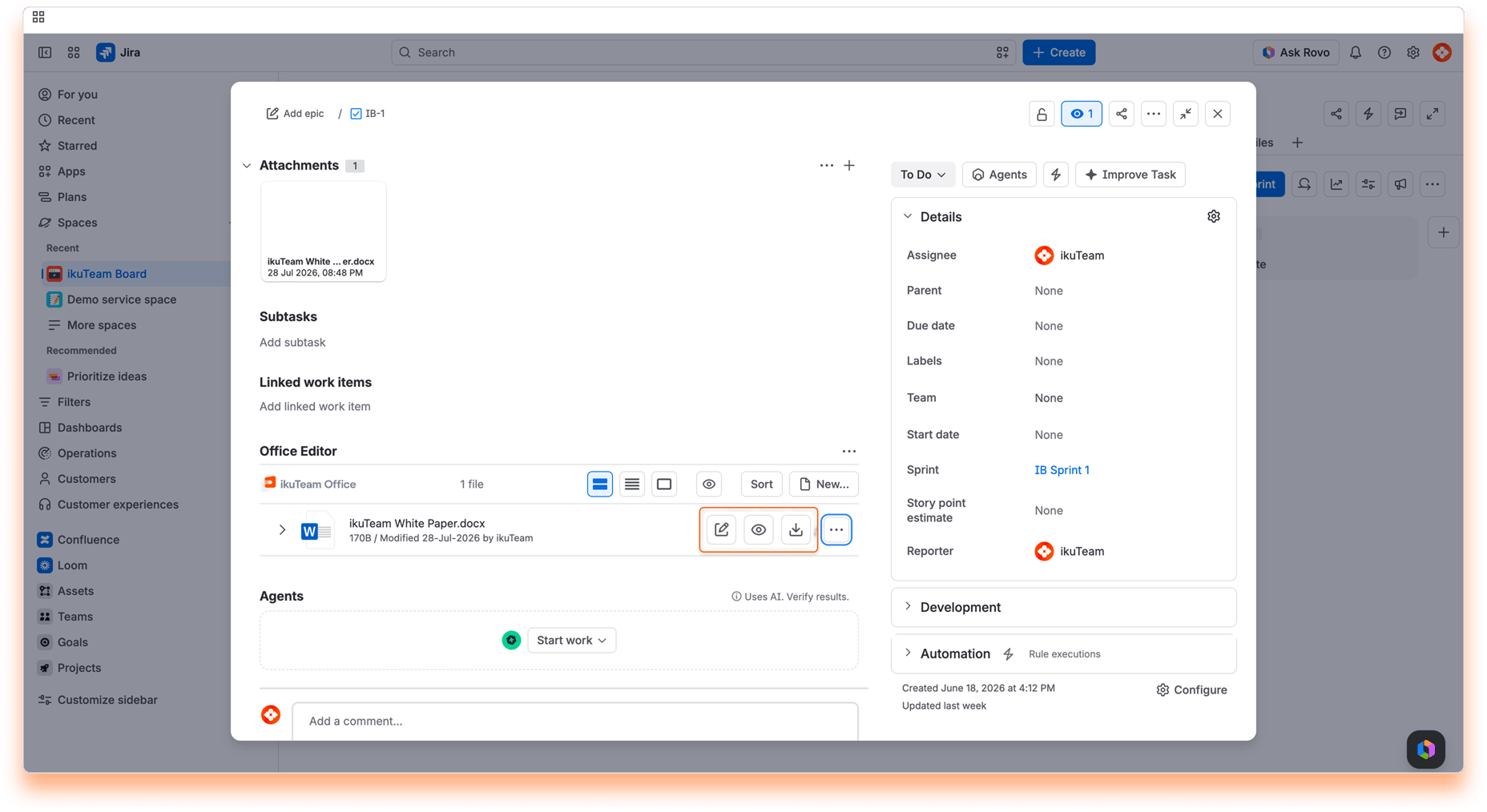 02 - Preview and Edit Jira Attachments - View and Edit