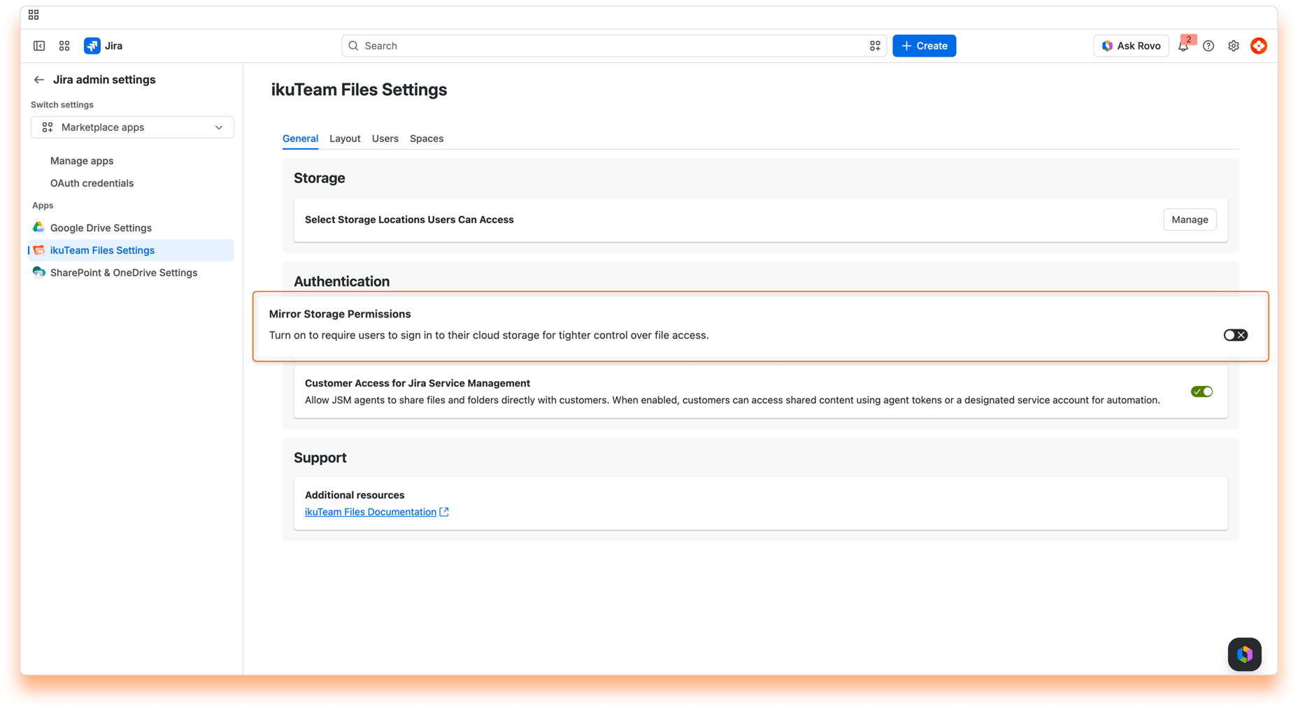 03 - Admin Settings - Mirror Storage Permissions