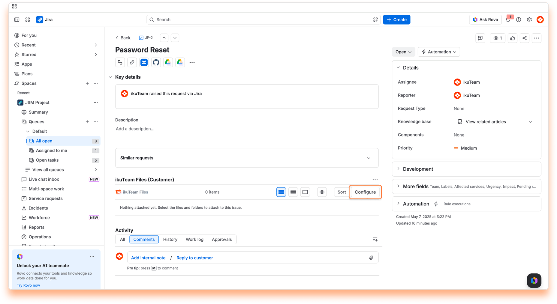 03 - Attaching Files and Folders for Customers - Configure