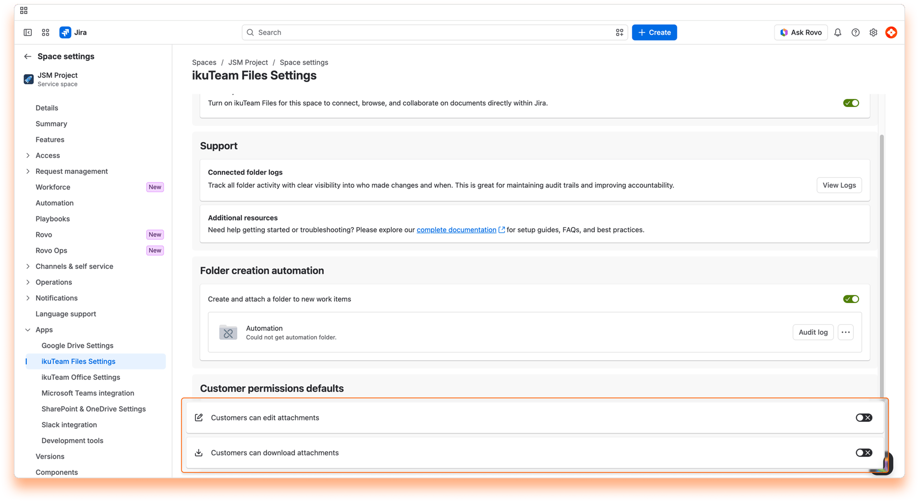 04 - Admin Settings - Customer Permissions