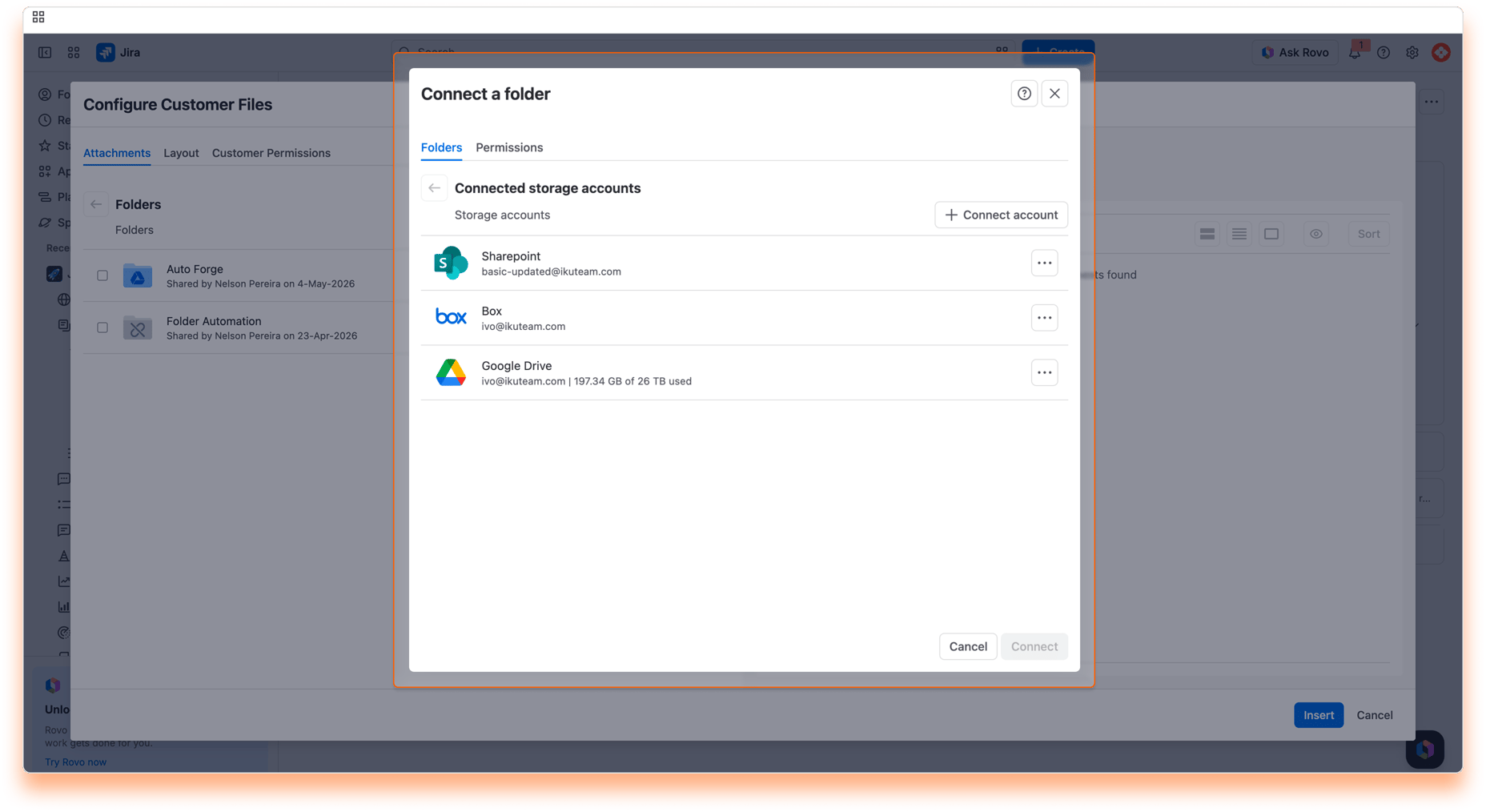 04 - Attaching Files and Folders for Customers - Connect a Folder