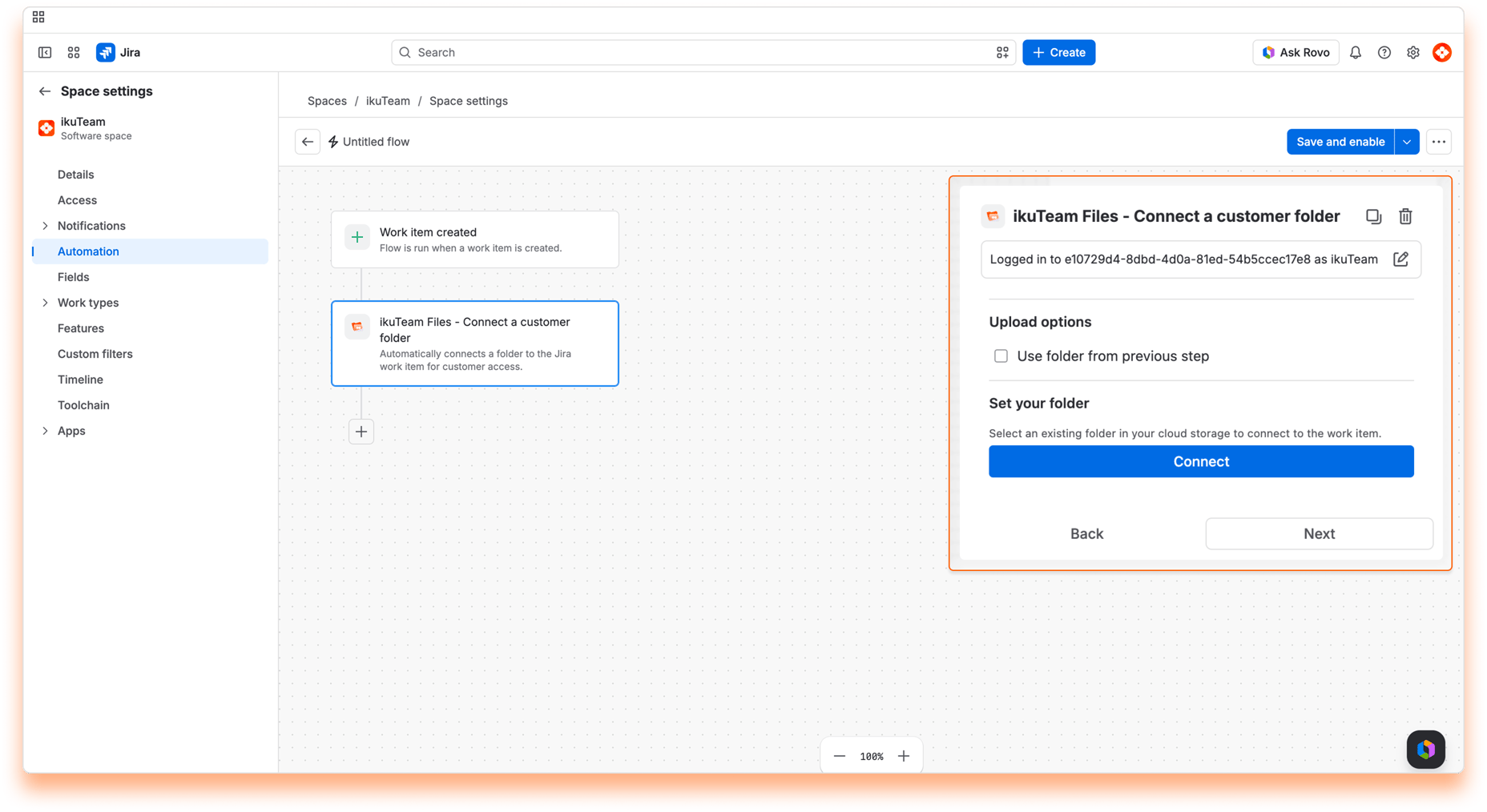 04 - Cloud Folder Automation Workflow - Customer folder