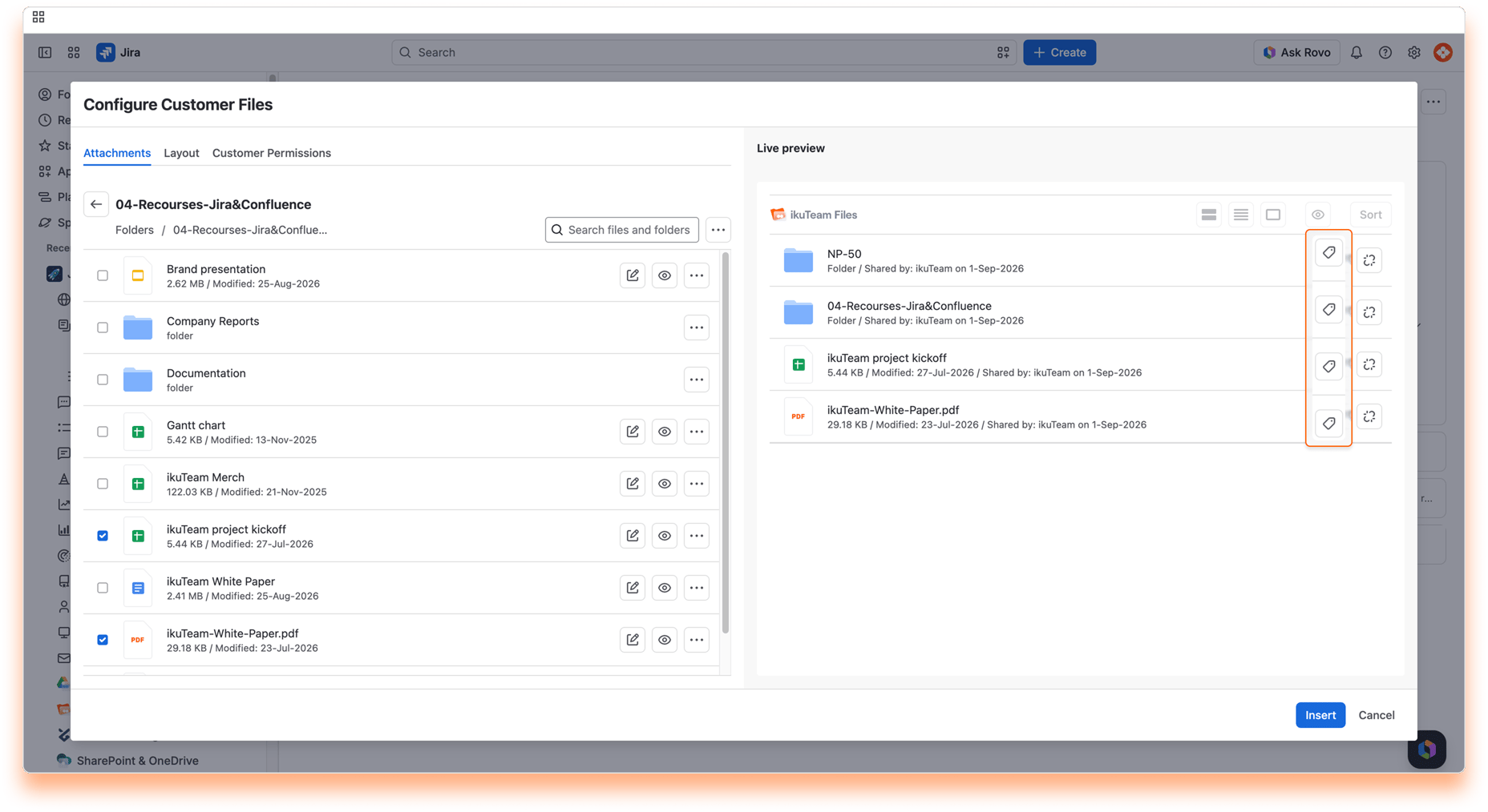 05 - Attaching Files and Folders for Customers - Configure Tags