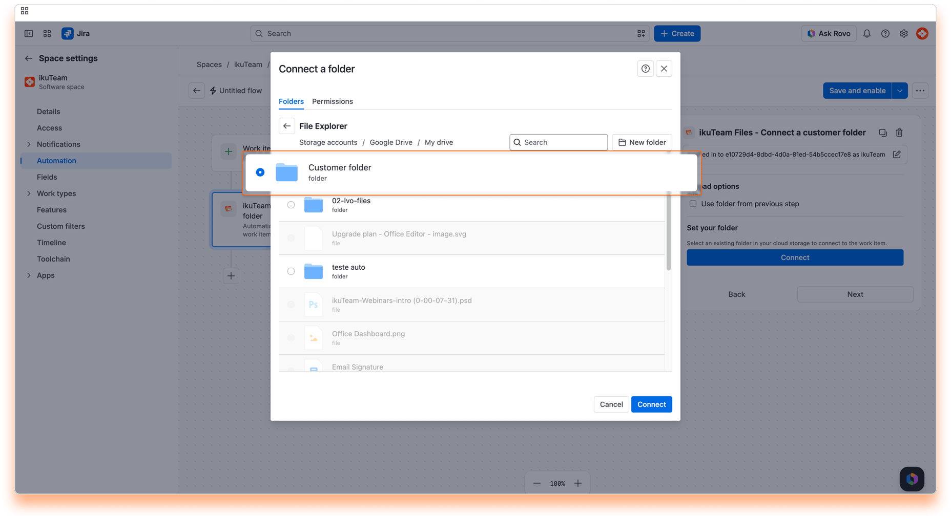 05 - Cloud Folder Automation Workflow - Customer folder
