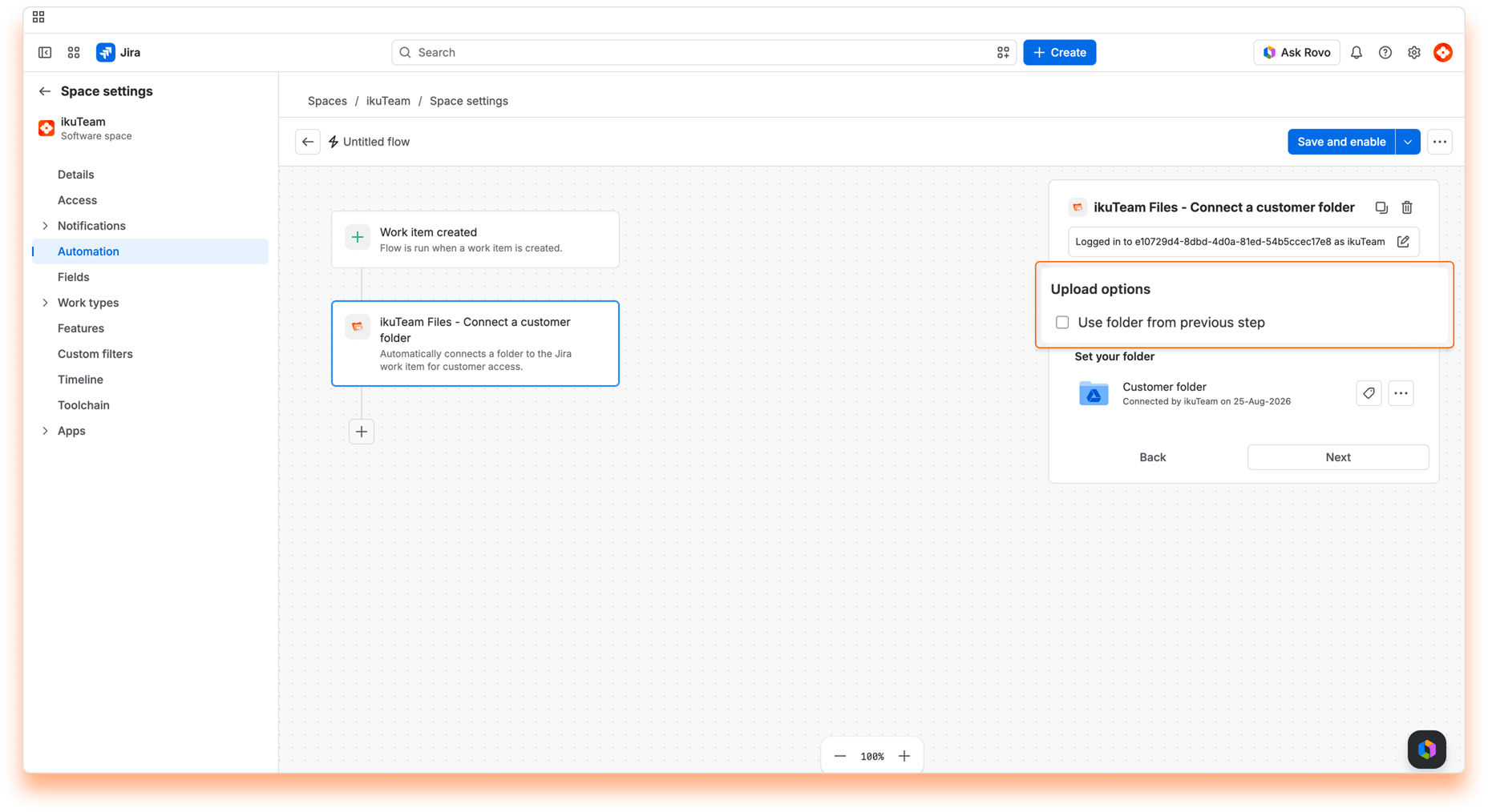 06 - Cloud Folder Automation Workflow - Customer folder