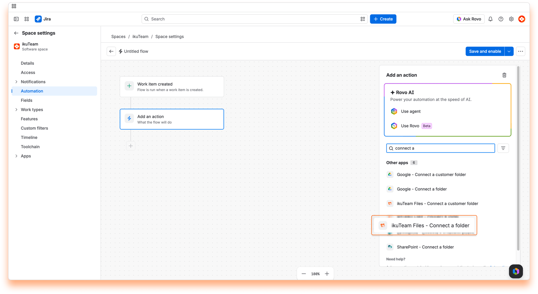 07 - Cloud Folder Automation Workflow - Connect folder