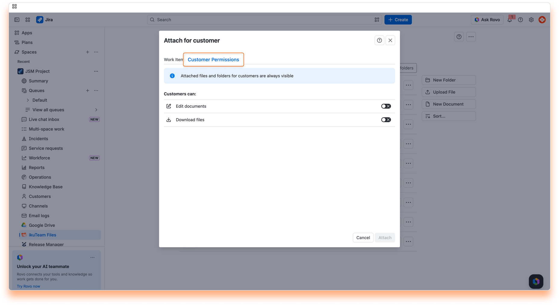 08 - Attaching Files and Folders for Customers - Customer Permissions