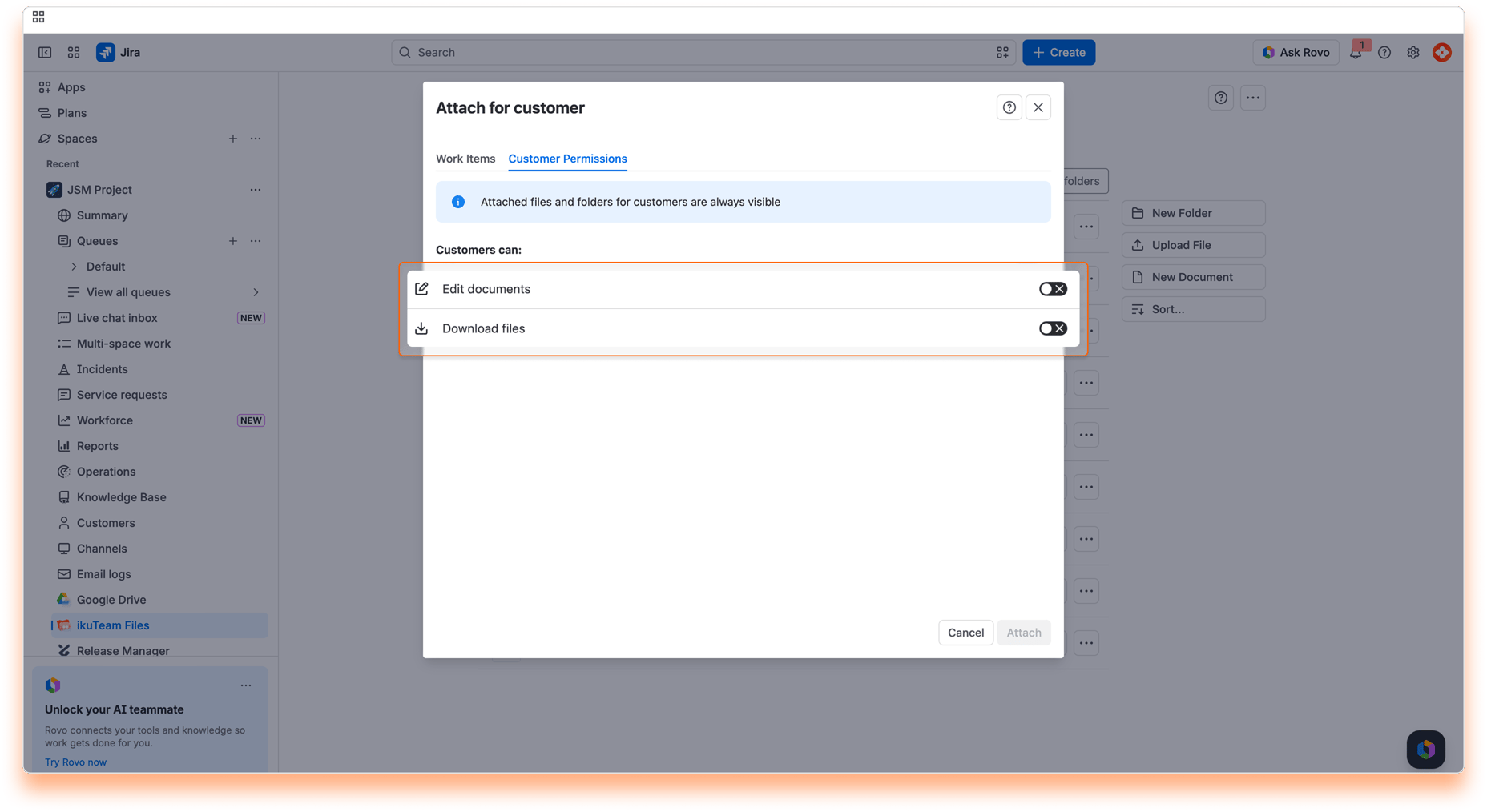 09 - Attaching Files and Folders for Customers - Customer Permissions