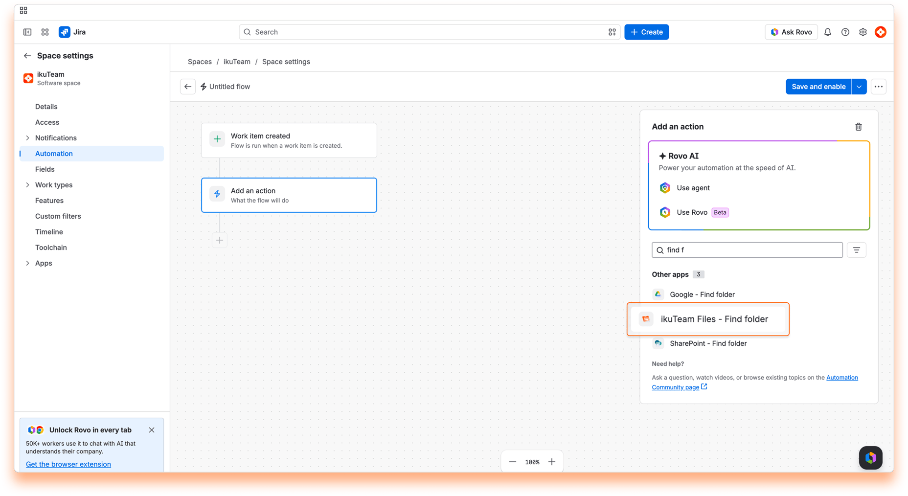 17 - Cloud Folder Automation Workflow - Find folder
