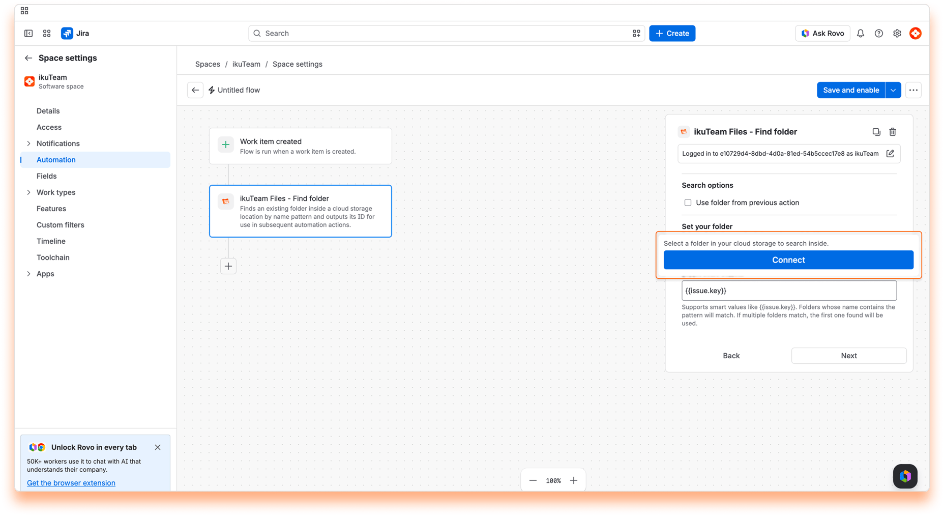 18 - Cloud Folder Automation Workflow - Find folder