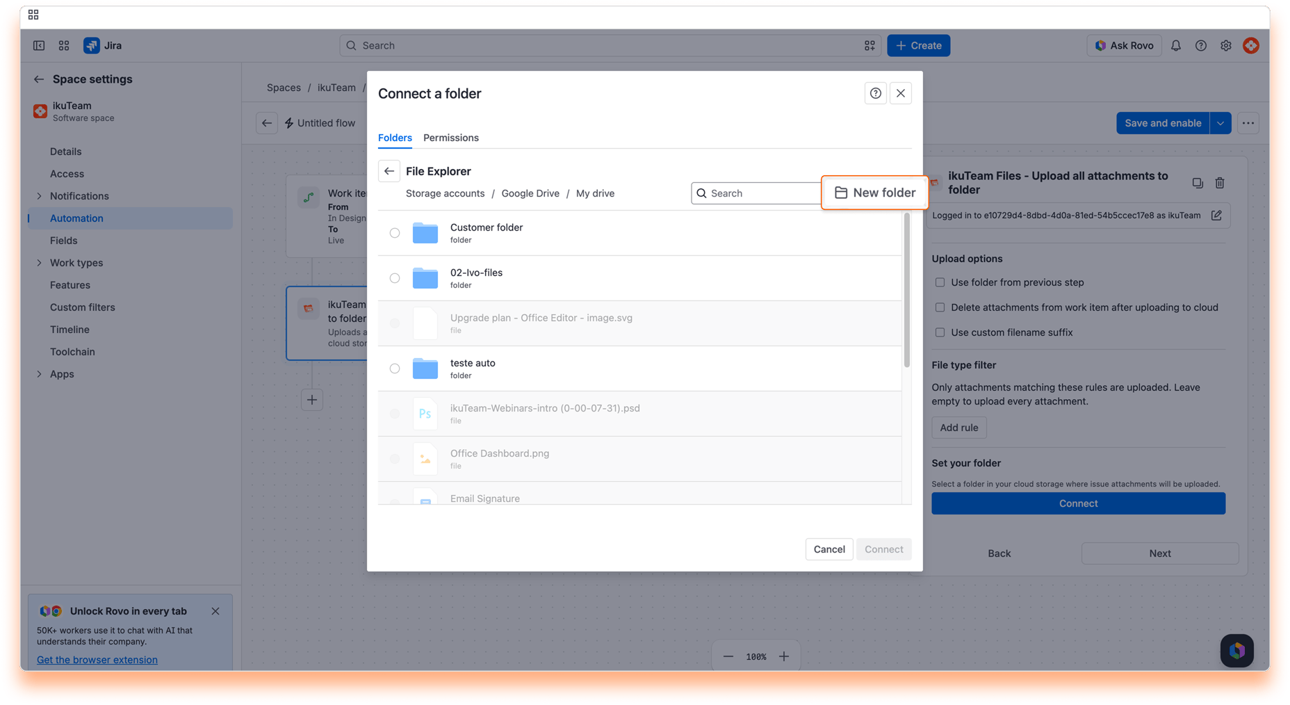 22 - Cloud Folder Automation Workflow - Find folder