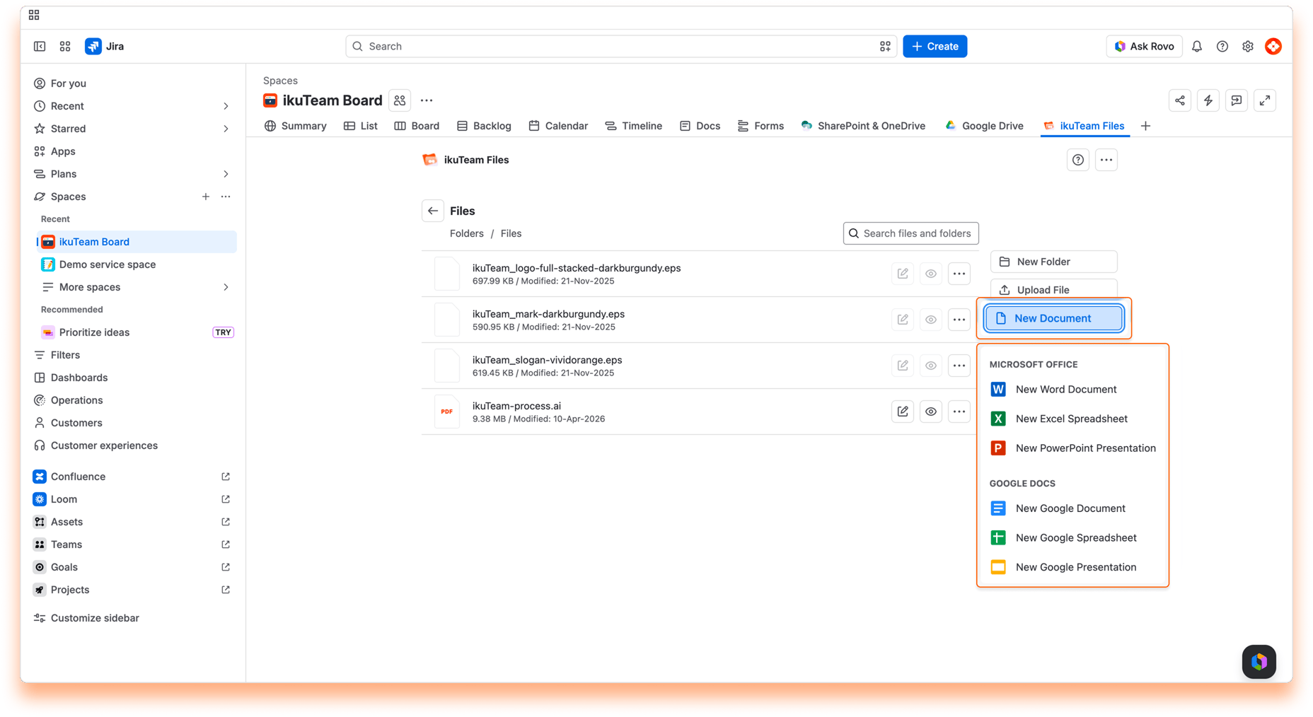 31 - Using the file manager - New Document