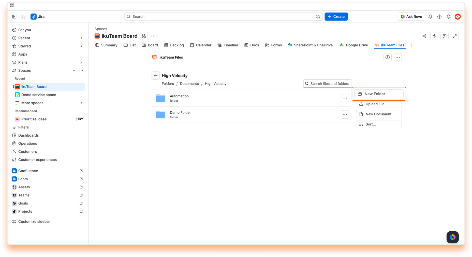 38 - Using the file manager - New Folder