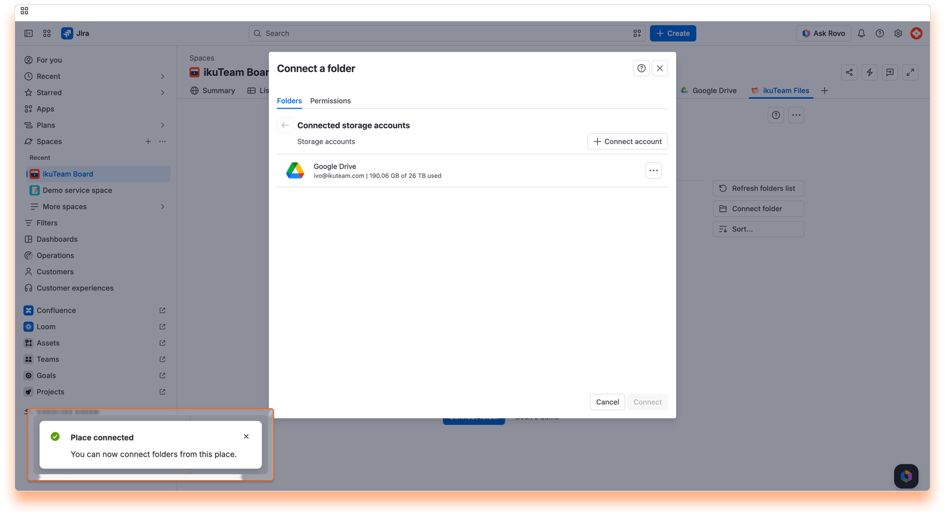 Getting Started - Place Connected